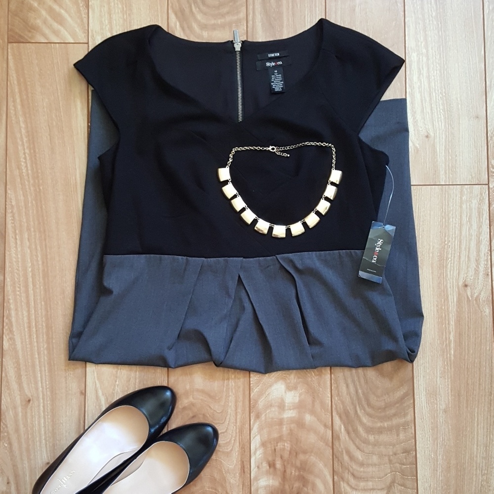 NWT Black and Grey dress